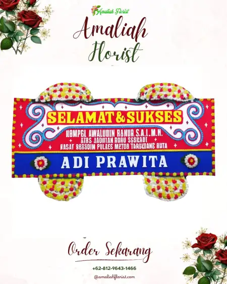 Papan Bunga Ucapan Selamat Sukaramai Ii